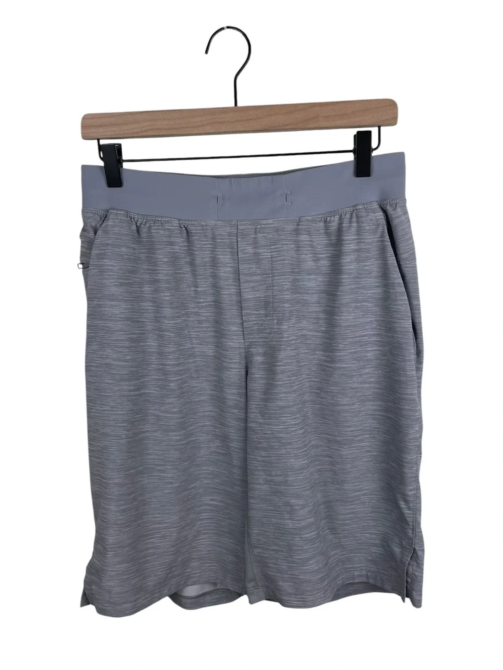 Lululemon T.H.E Shorts Men's Medium Gray Linerless M7AATS Running Performance